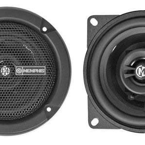 Pair Memphis Audio PRX4 4" 40 Watt 2-Way Car Speakers w/Pivot Tweeters