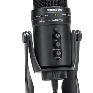 SAMSON G-Track Pro Podcasting Mic w/Interface+Beyerdynamic DT 240 Pro Headphones