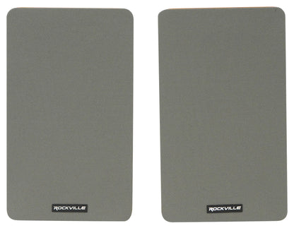 RockShelf 54C Classic 5.25" Home Bookshelf Speakers w/21" Stands