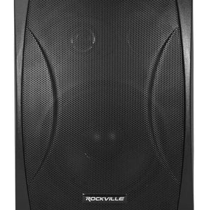 Rockville WET-6B 70V 6.5" IP55 Commercial Indoor/Outdoor Wall Speaker - Black