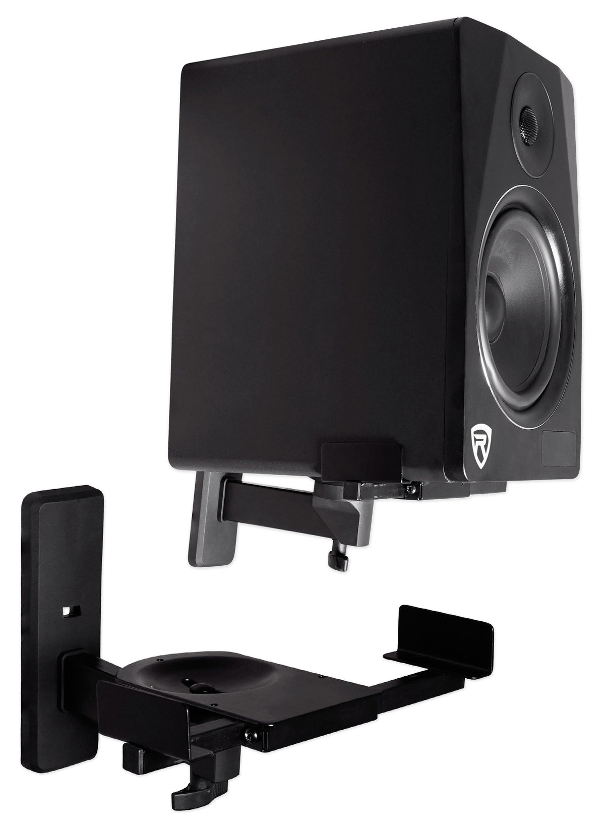 HD5B Black + RHSB8 Wall Mount Brackets Bundle