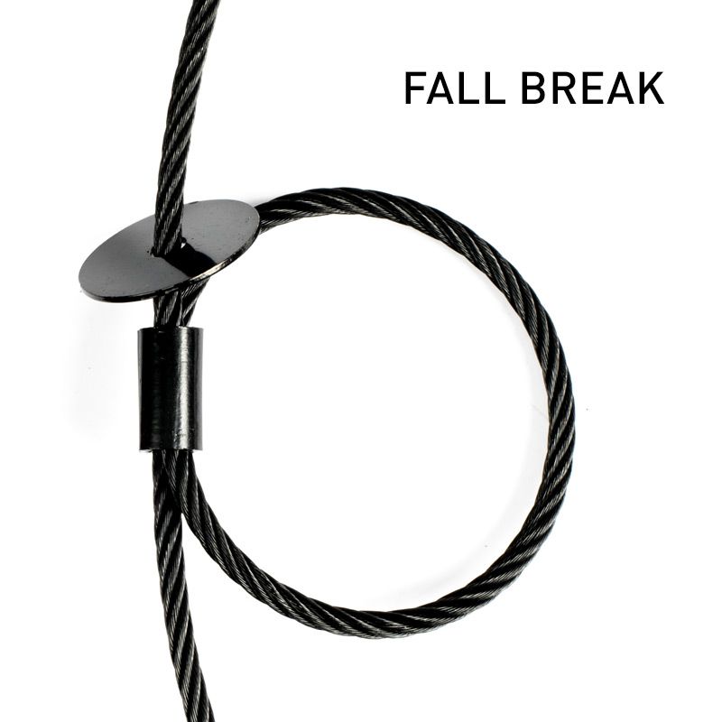 Accu-Cable SC5B 31.5" Inch Black Safety Cable Up to 100 lbs.