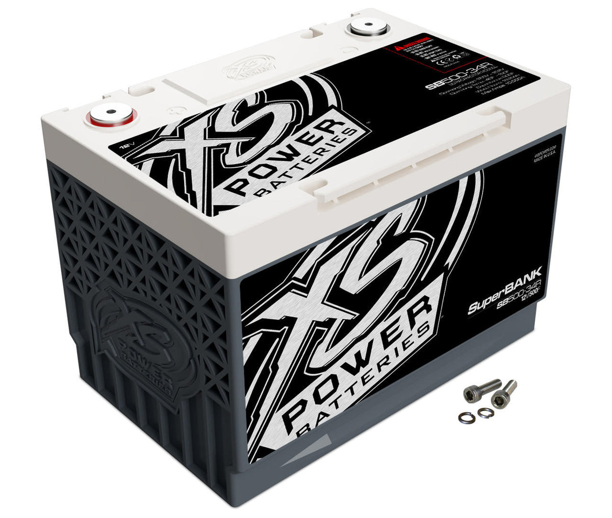 XS Power SB500-34R 12V 4000 Watt 500 Farad Super Capacitor Bank