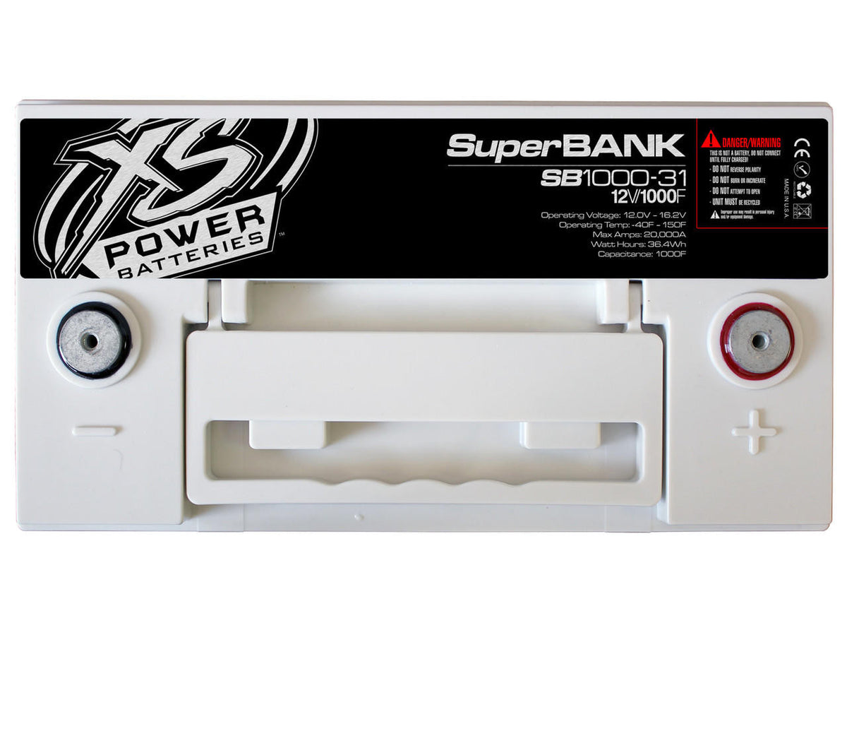 XS Power SB1000-31 12V 8000 Watt 1000 Farad Super Capacitor Bank