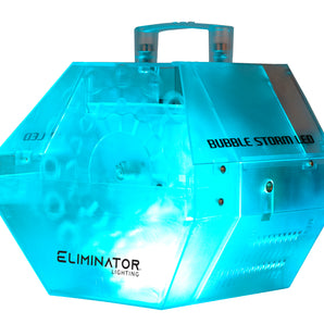 American DJ Eliminator Bubble Storm LED Portable Color Changing Bubble Machine