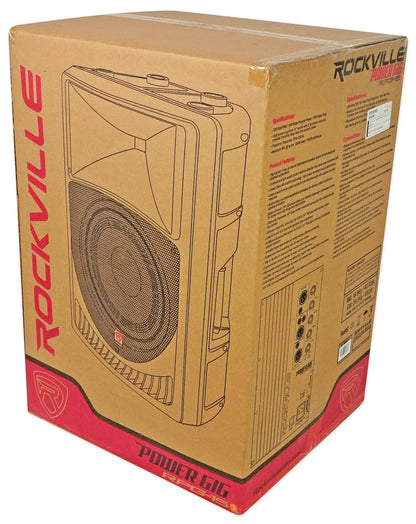 RPG15 15" Powered Active 1000 Watt 2-Way DJ PA Speaker w/Bluetooth