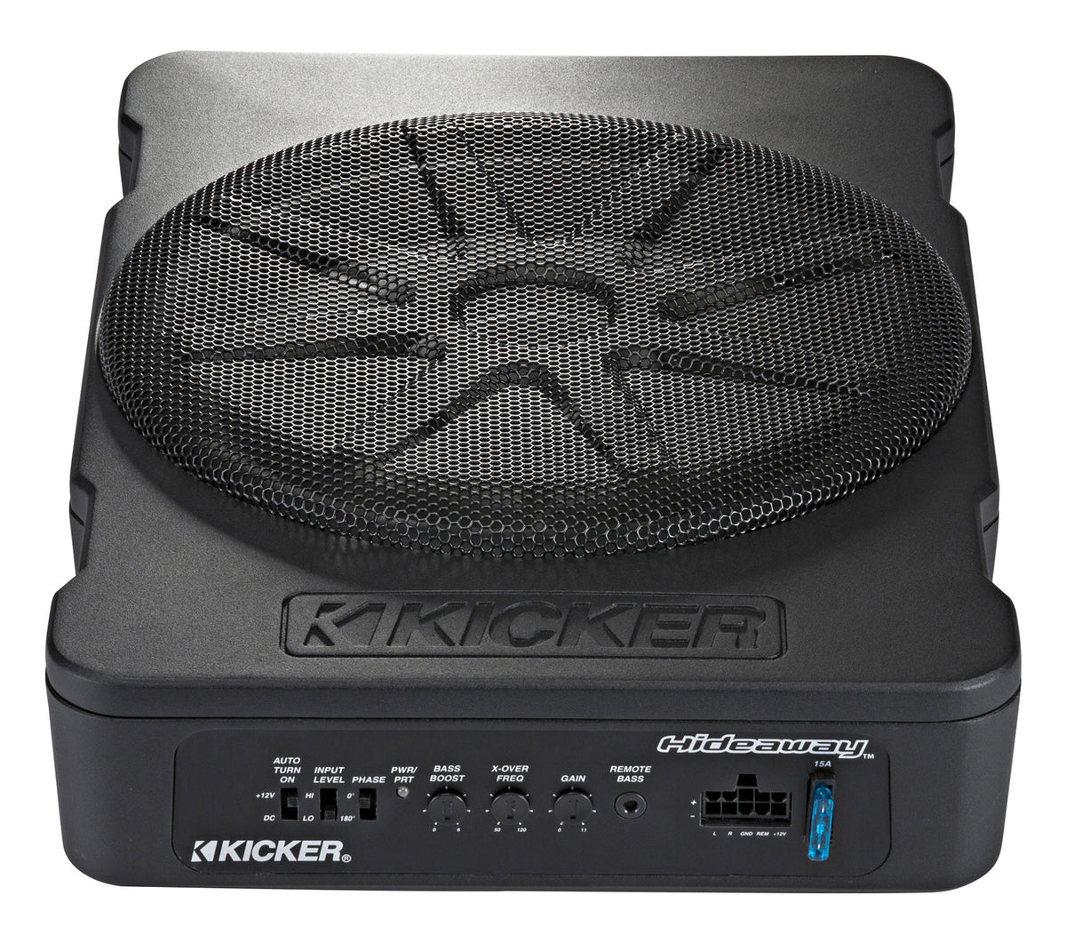 Kicker 51HS10 10" Hideaway Under-Seat Powered Car Subwoofer Compact Sub HS10