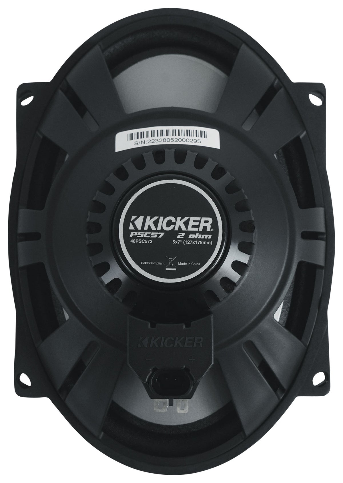 Pair Kicker 48PSC572 5x7" Saddlebag Speakers for 2006-Up Harley Davidson PSC57