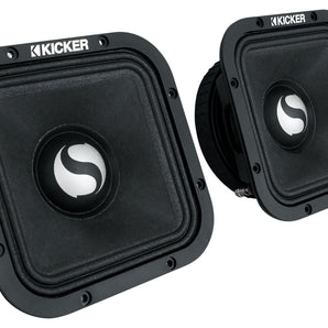 Pair Kicker ST7MR 7" Street Series Square Mid-Range Speakers 4-ohm 49ST7MR4