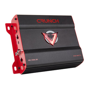 Crunch DR-3125.2D 3125 Watt Car Audio 2-Channel Amplifier Class D+Amp Kit