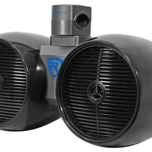 Rockville DWB80B Dual 8 inch Black 800 Watt Marine Wakeboard Tower Speaker System