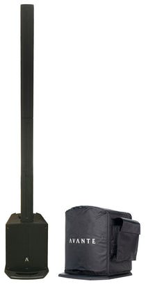 AS8 1000W Powered Line Array DJ PA Column Speaker w/ Cover