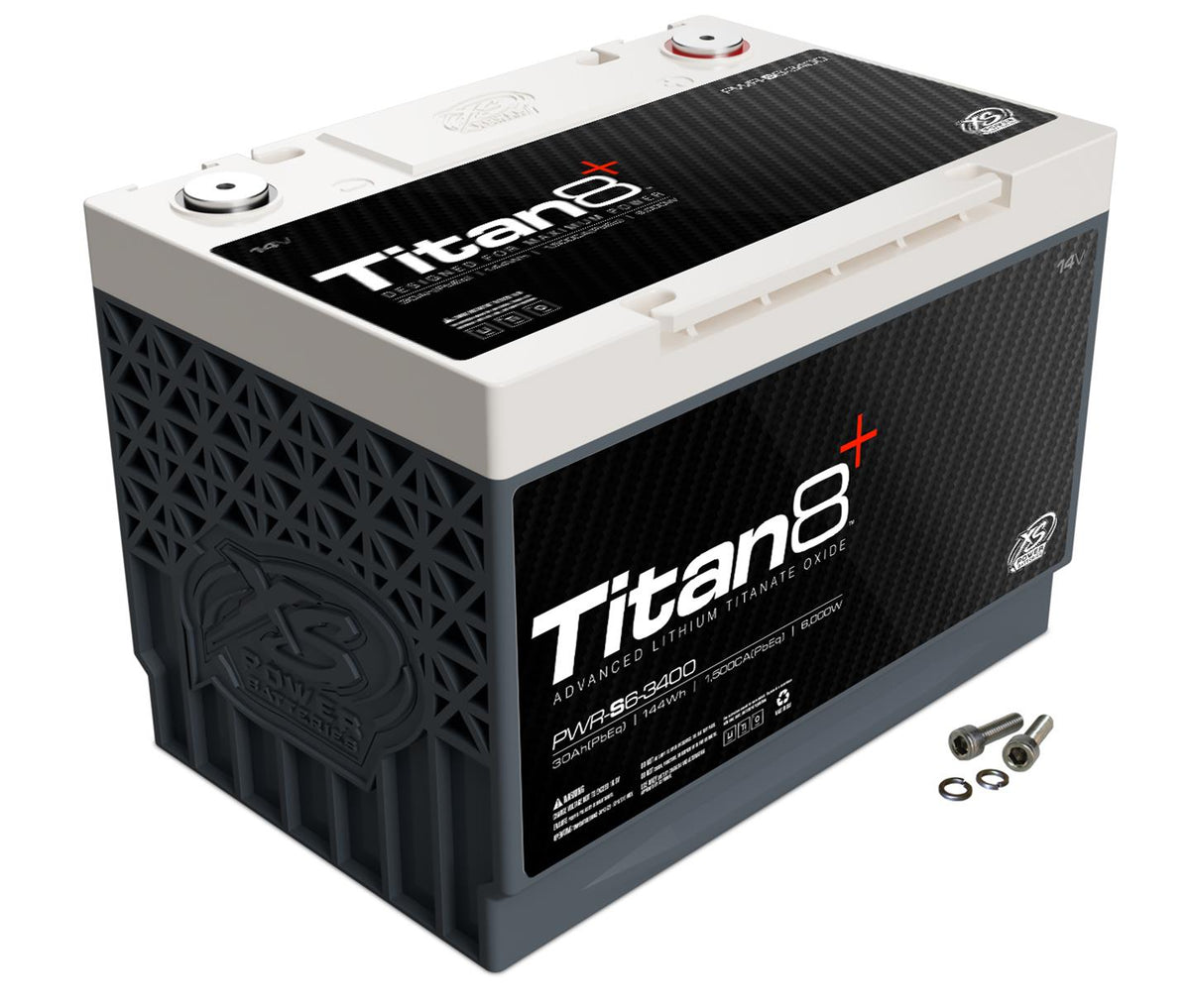 XS Power PWR-S6-3400 14V 6000W Titan8 Lithium Battery, Max 2000Amps