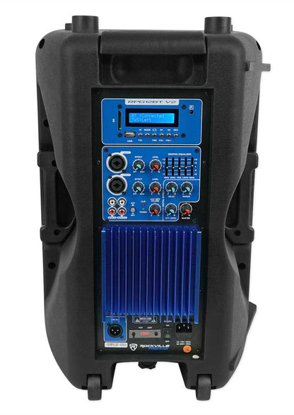 RPG12BT V2 12 inch Powered 800W DJ PA Speaker BlueTooth/Wireless/Remote/EQ