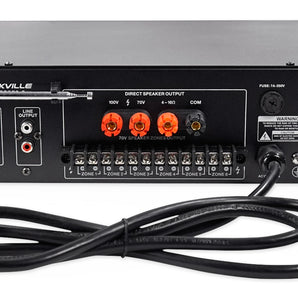 Rockville RCS350-6 350 Watt 6 Zone 70v Commercial/Restaurant Amplifier/ Bluetooth