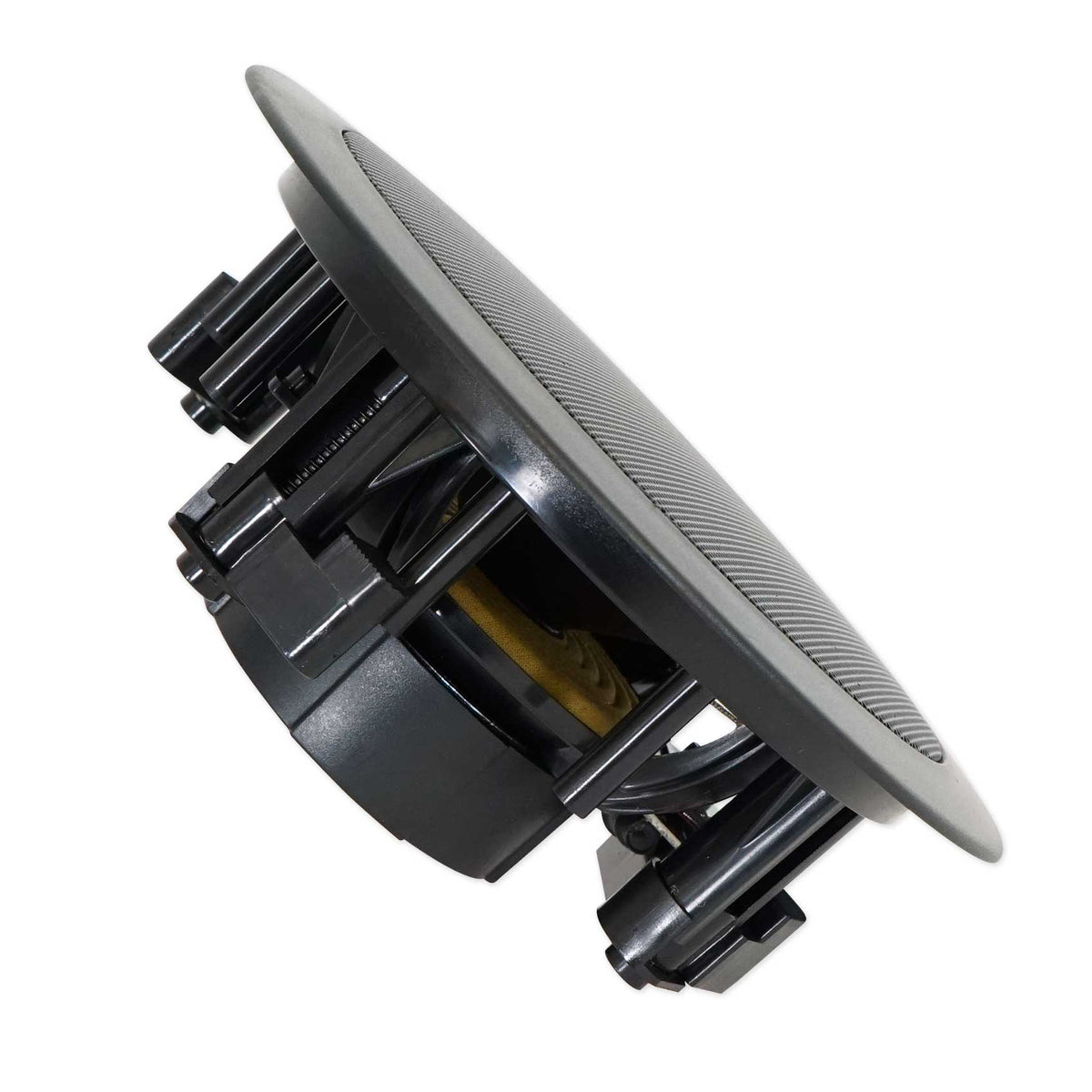 Rock Zone 8 Receiver+(16) 5.25" Black Ceiling Speakers For Restaurant