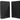 2) Rockville RockShelf 68B 400w Black 6.5 inch Home Theater Bookshelf Speakers/8 Ohm