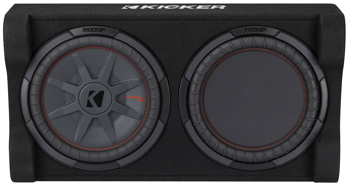 Kicker 51PTRTP12 TRTP 12" 500w Powered Down-Fire Subwoofer+Enclosure Box PTRTP12