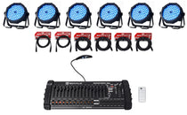 MEGA GO PAR 64E 6-Pack + ROCKFORCE 384 + 3 6-Pack