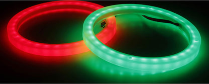 (2) KICKER 47KLSR8 KLSR 8" Weather Proof LED Speaker/Subwoofer Ring Lights KLSR8