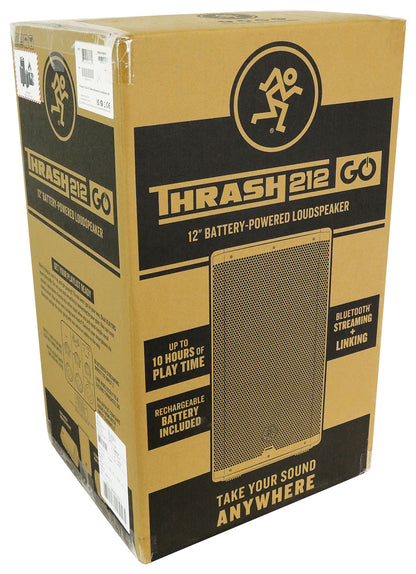 Thrash212 GO Bluetooth PA Speaker with 20' XLR Cable