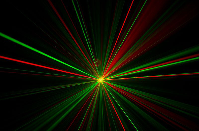 Eliminator Lighting ADJ Micro Galaxian Three Green/Red Laser Beam Light+Remote