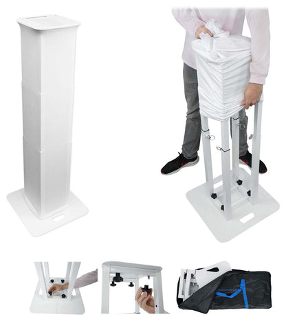 Rock Beam DC Club Stage Moving Head Light+Portable White Totem Stand