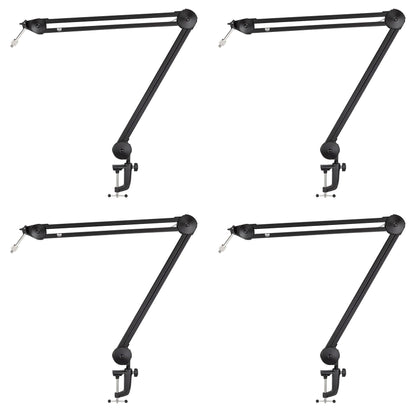 (4) Warm Audio 512-BBA 31" Adjustable Microphone Boom Arm Mic Stands