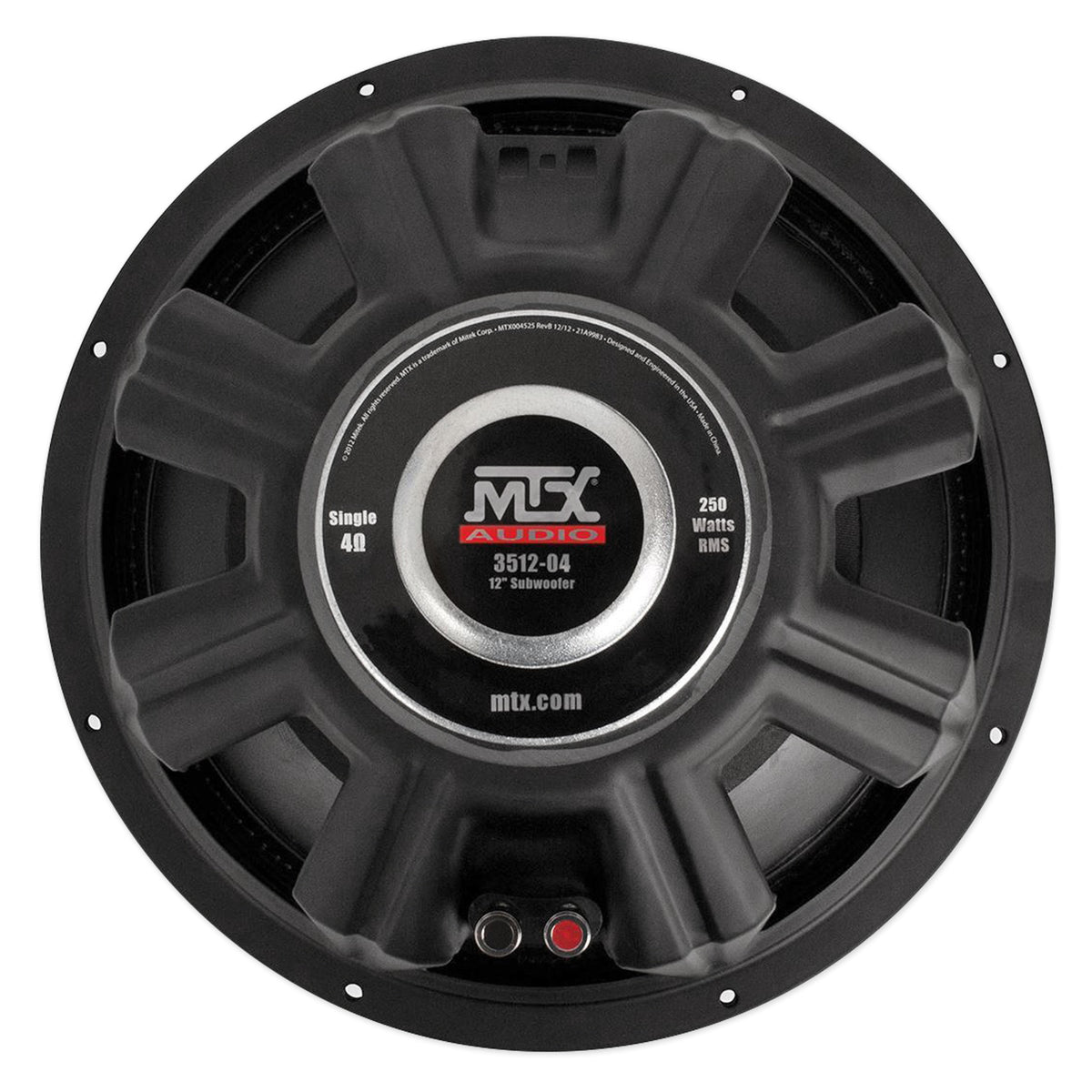 MTX 3512-04 12" Subwoofer + Portable Bluetooth Speakers