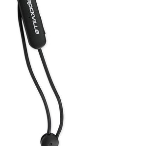 Rockville EBT35 GunMetal Magnetic Bluetooth EarBuds In-Ear Sport Headphones with IPX5