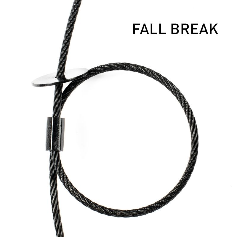 Accu-Cable SC4B 31.5" Inch Black Safety Cable Up to 67 lbs.