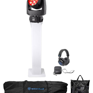 Chauvet Intimidator Wash Zoom 450 IRC Moving Head Light+Totem+Headphones