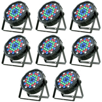 (8) LP 42 RGBW 42x1W LED DMX Par Wash Lights
