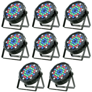 (6) American DJ Eliminator LP 42 RGBW 42 x 1 Watt LED DMX Par Wash Lights ADJ