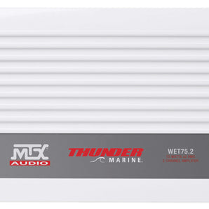 MTX WET75.2 400 Watt 2-Channel Marine Amplifier Amp For Boat/ATV/UTV/RZR/Cart