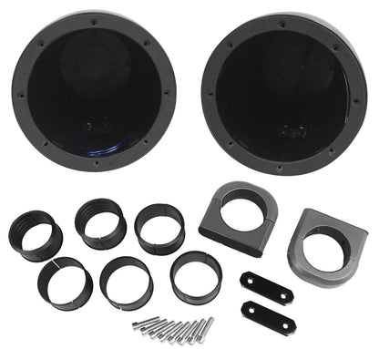 Pair Kicker 12KMTES Marine Wakeboard Tower Enclosures For 6" and 6.5" Speakers