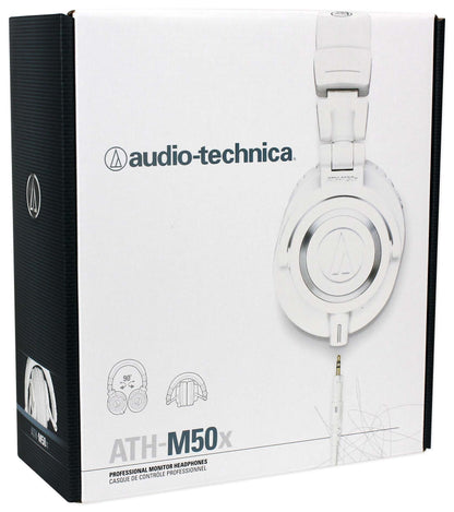 Audio Technica ATH-M50X Over Ear Professional Studio Monitor Headphones W/ Case