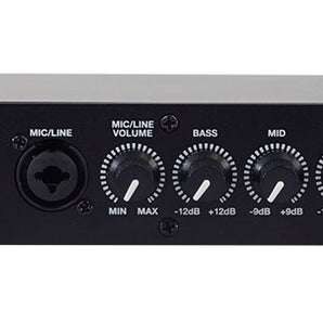 Rockville PPA50 Preamp Pro 1U Pre-Amplifier with Bluetooth/USB/Computer Interface