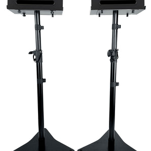 (2) Presonus Eris Pro 4 Powered 4" 2-Way Studio Monitors Speakers+Stands+Pads