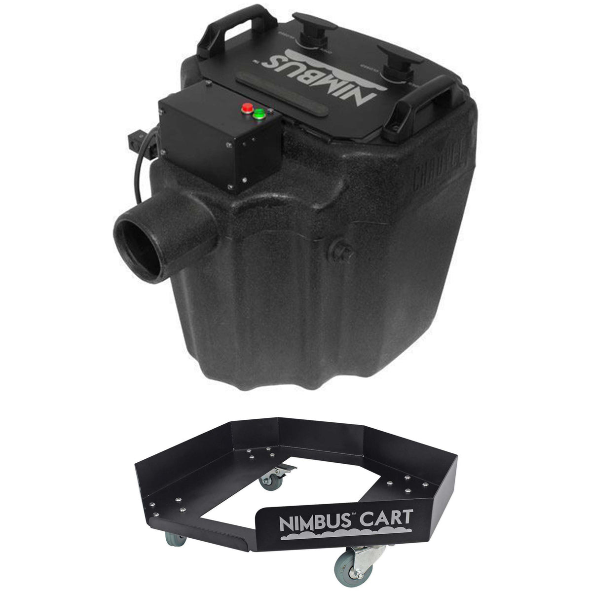 Nimbus Fog Machine + Rolling Transport Cart