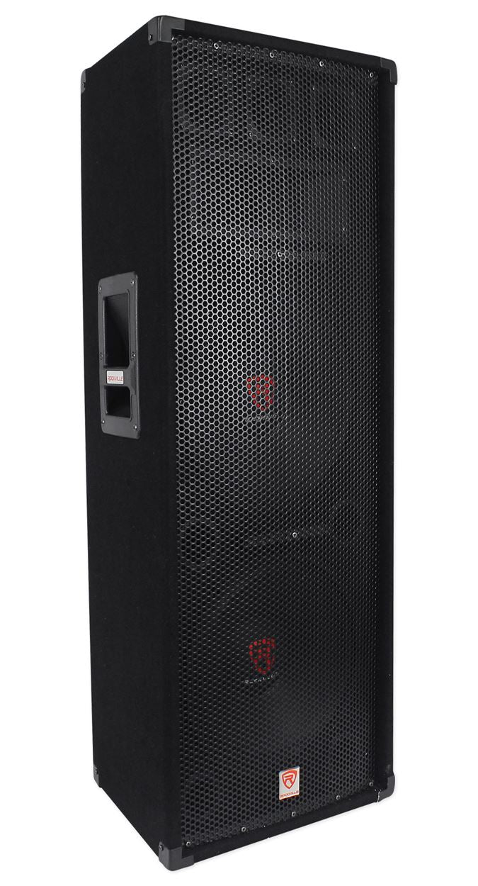 Rockville RSG12.2 Dual 12" 2000 Watt 3-Way 4-Ohm Passive DJ/Pro Audio PA Speaker