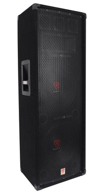 Rockville RSG12.2 Dual 12" 2000 Watt 3-Way 4-Ohm Passive DJ/Pro Audio PA Speaker