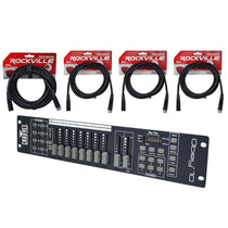 OBEY10 DMX-512 Light Controller + 4 DMX Cables