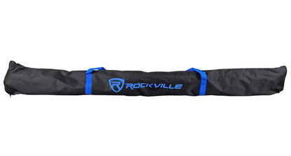 Pair of Rockville Tripod Speaker/Lighting Stands+(2) 20 Foot 1/4-SpeakOn Cables