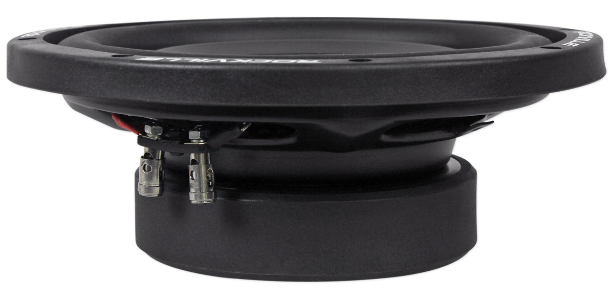 Rockville W8T4-S2 8 Shallow Mount 1000w Car Subwoofer, CEA-2006 Compliant 2-Ohm