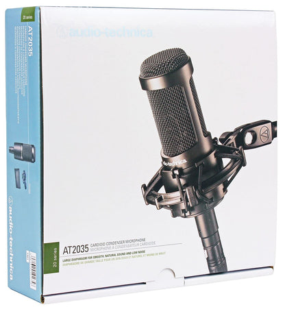 AT2035 Studio Microphone + Case + HD7 Headphones
