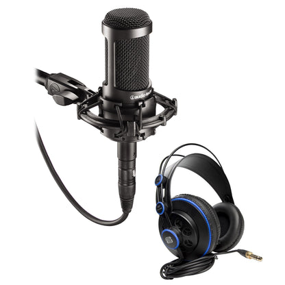 AT2035 Studio Microphone + Case + HD7 Headphones