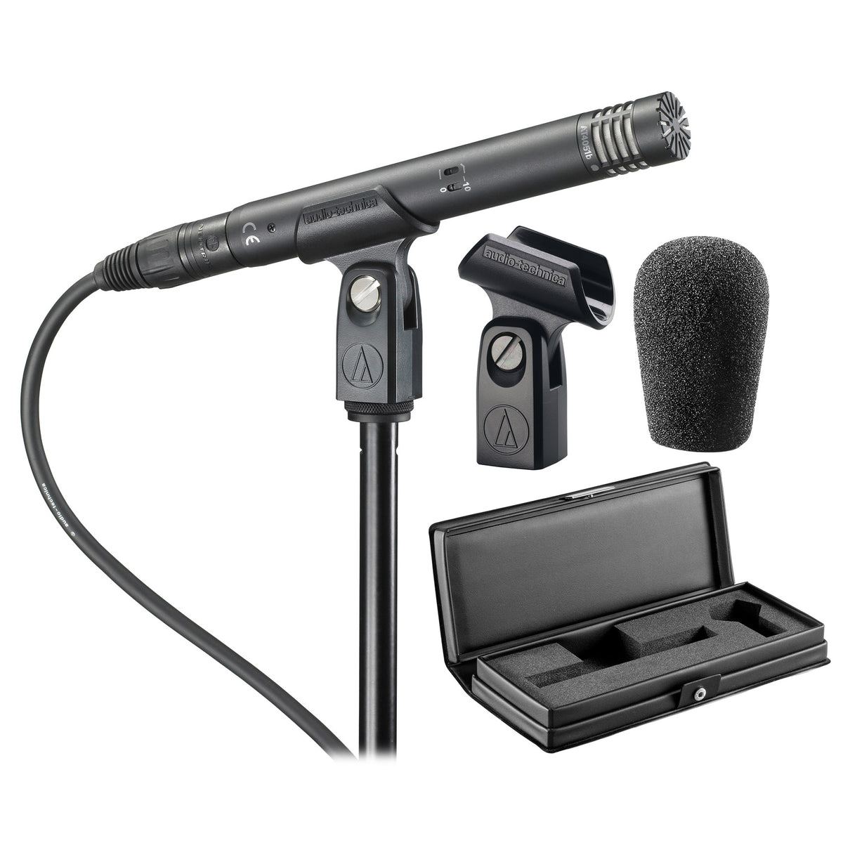 AT4051B Condenser Microphone & ATH-M50X Studio Headphones Bundle