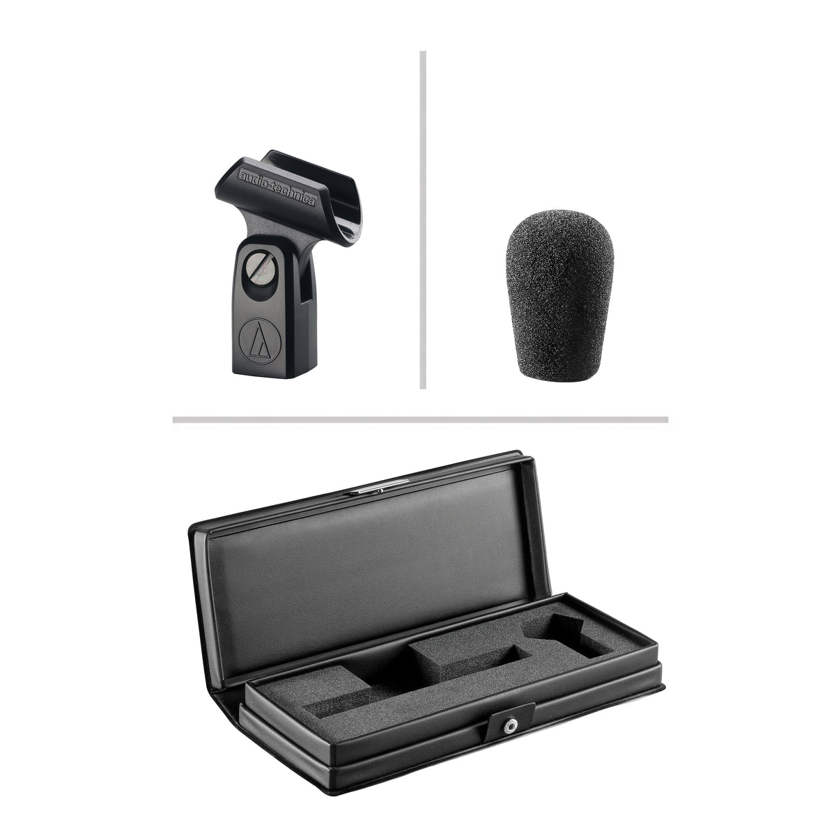 AT4051B Condenser Microphone & ATH-M50X Studio Headphones Bundle
