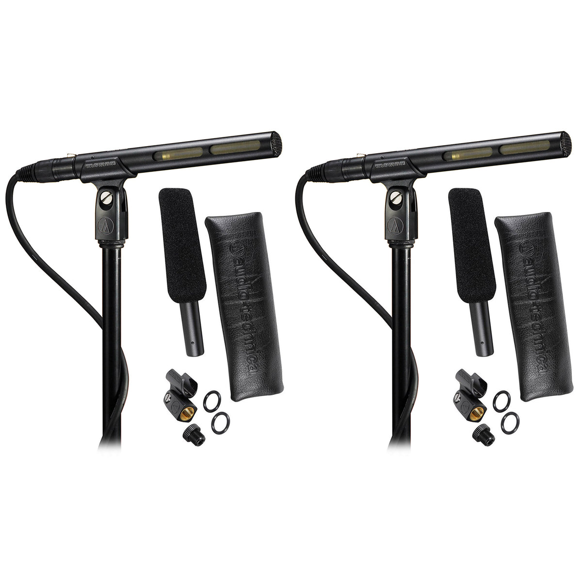 (2) AT875R Short Shotgun Condenser Microphones